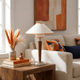 Mori lamp beside a sofa