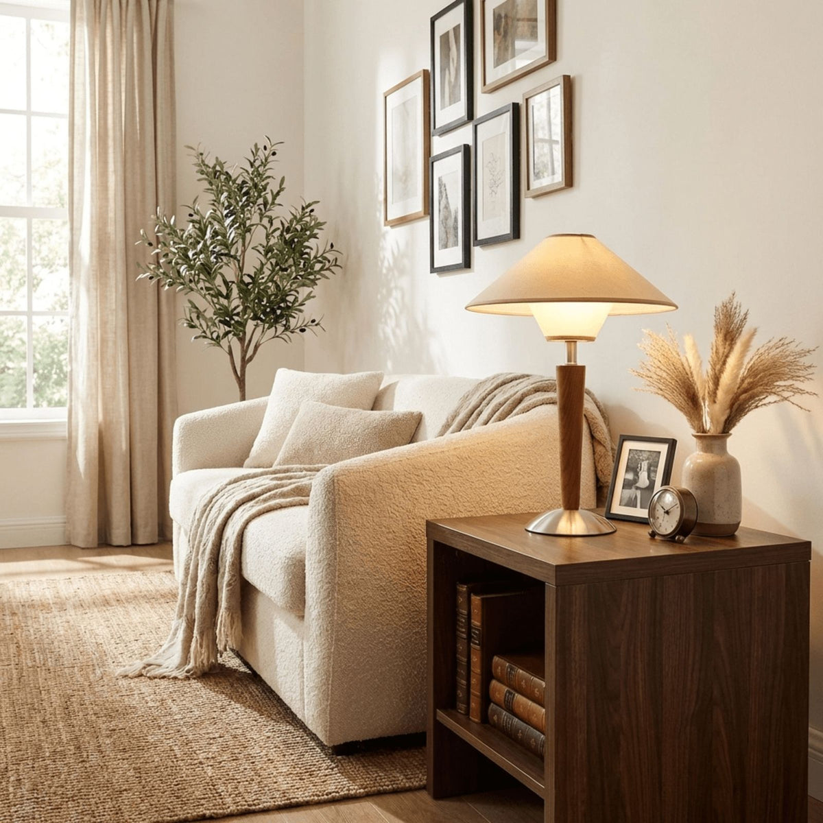 Mori lamp in a living room