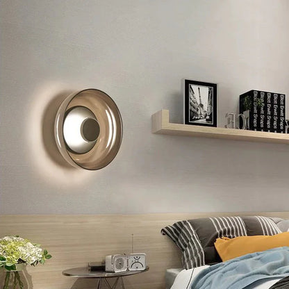 Elegant Neo LED Glass Wall Light