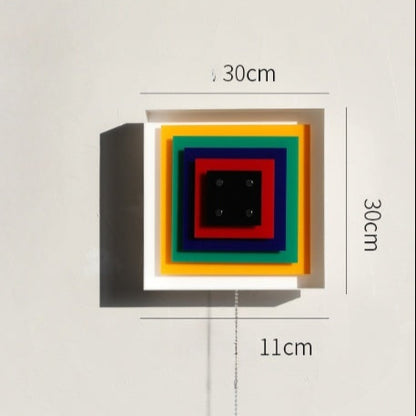 Memphis Bauhaus Stil Mittelalterliche Wandleuchte