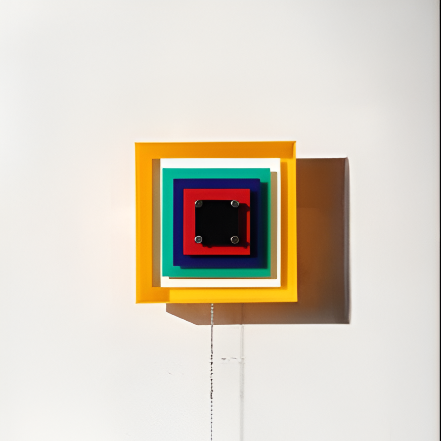 Memphis Bauhaus Style Medieval Wall Lamp