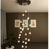 Nimbus cascade chandelier in a living room