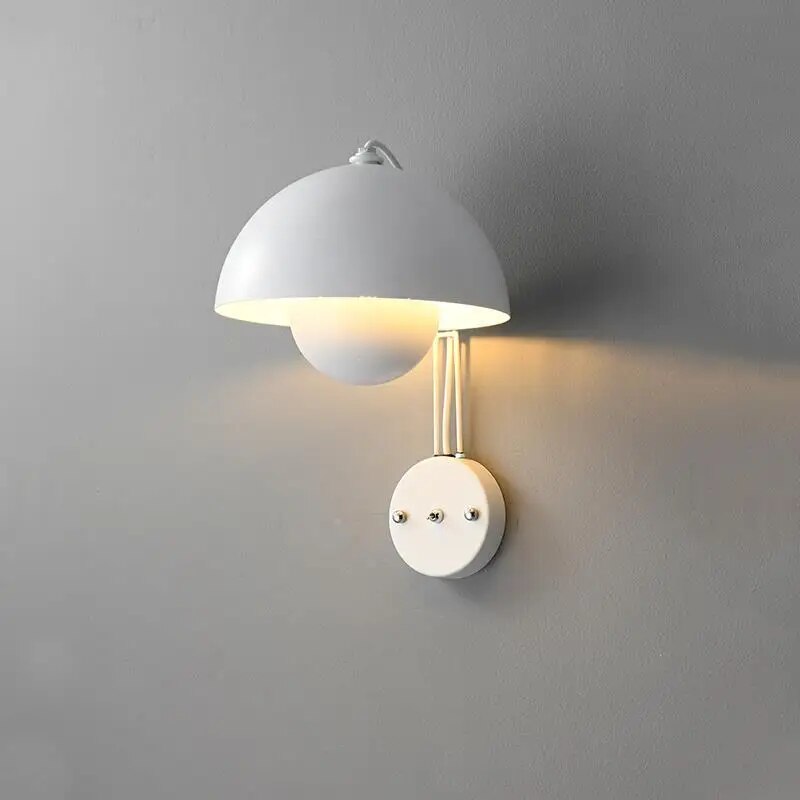 Nordic Style Mushroom Wall Lamp