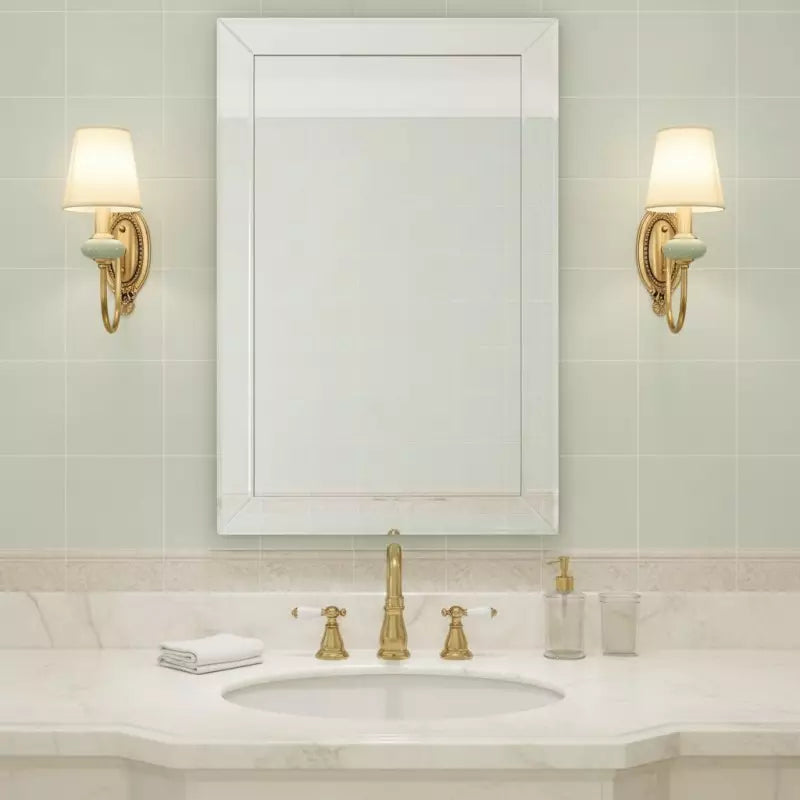 Elara Vintage Ceramic Fabric Wall Light