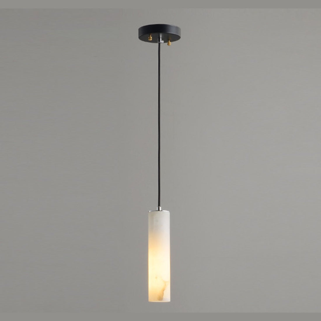 Oria single alabaster pendant