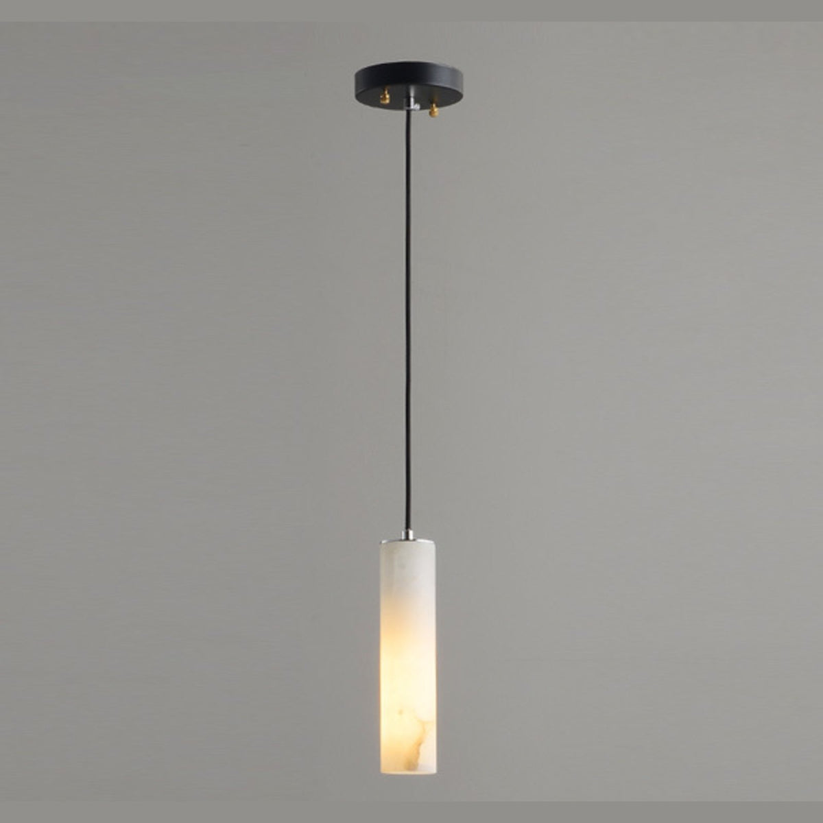 Oria single alabaster pendant
