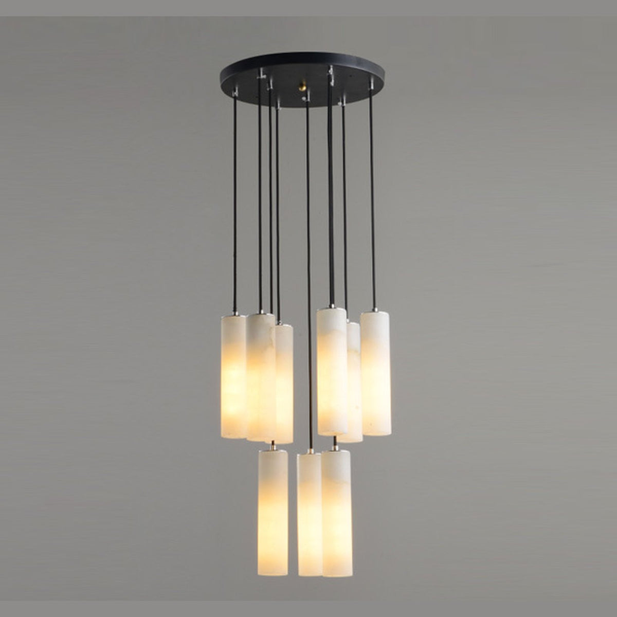 Oria 9-light alabaster cluster