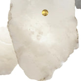 Natural alabaster slab close up