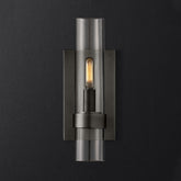 Tessa single wall light in black