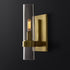 Tessa single wall light in brass