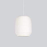 Wren tall knitted pendant