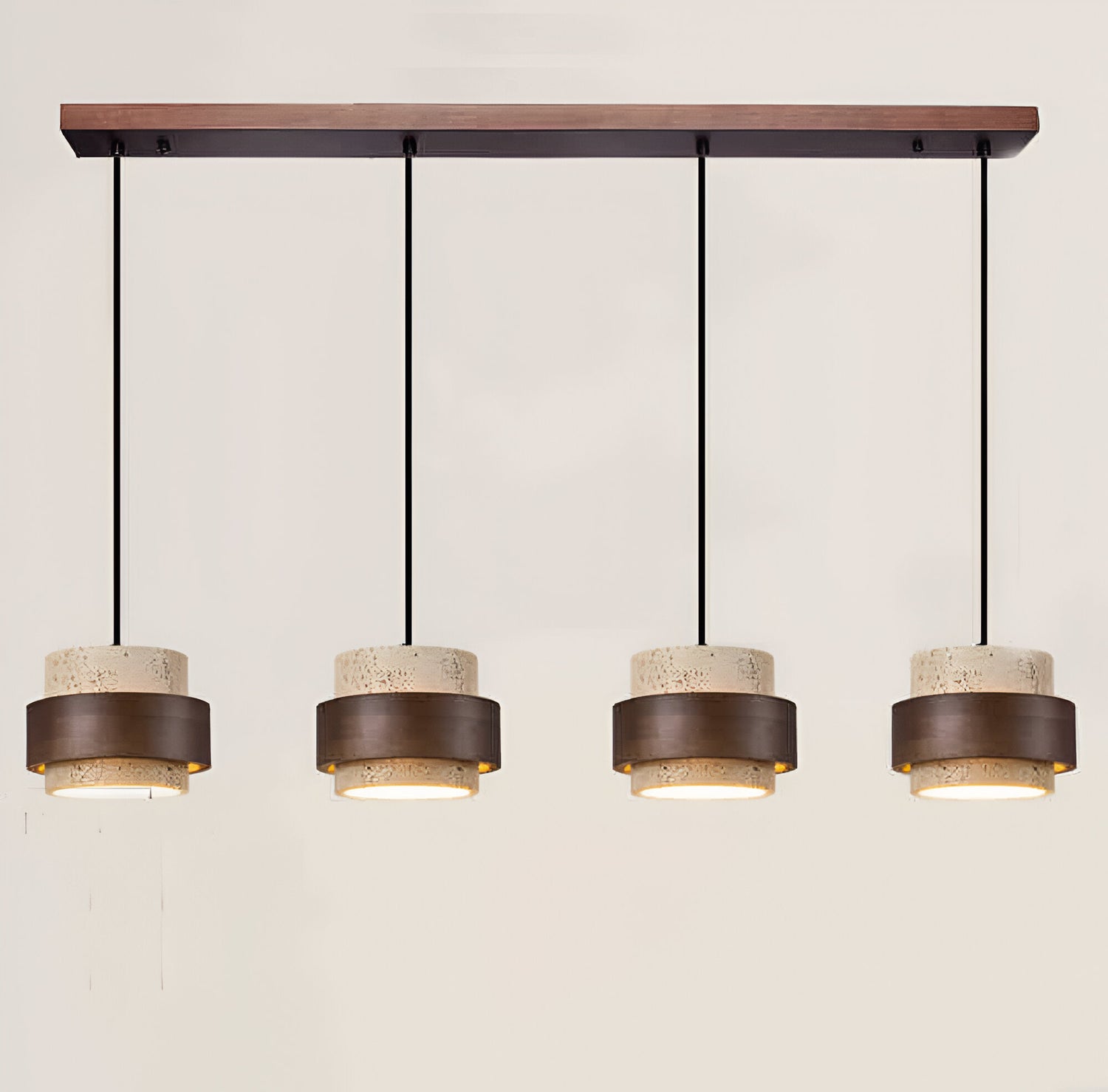 Travertine Japanese-Style Retro Nordic Minimalist Pendant Lamp