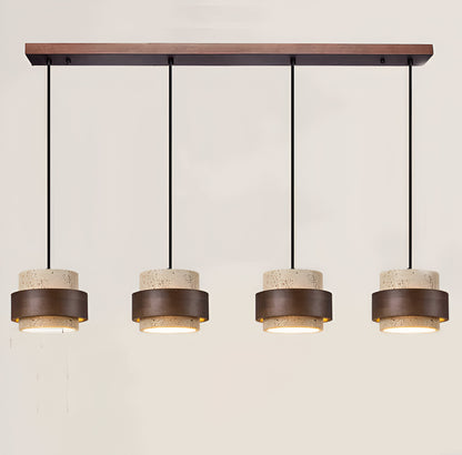 Travertine Japanese-Style Retro Nordic Minimalist Pendant Lamp