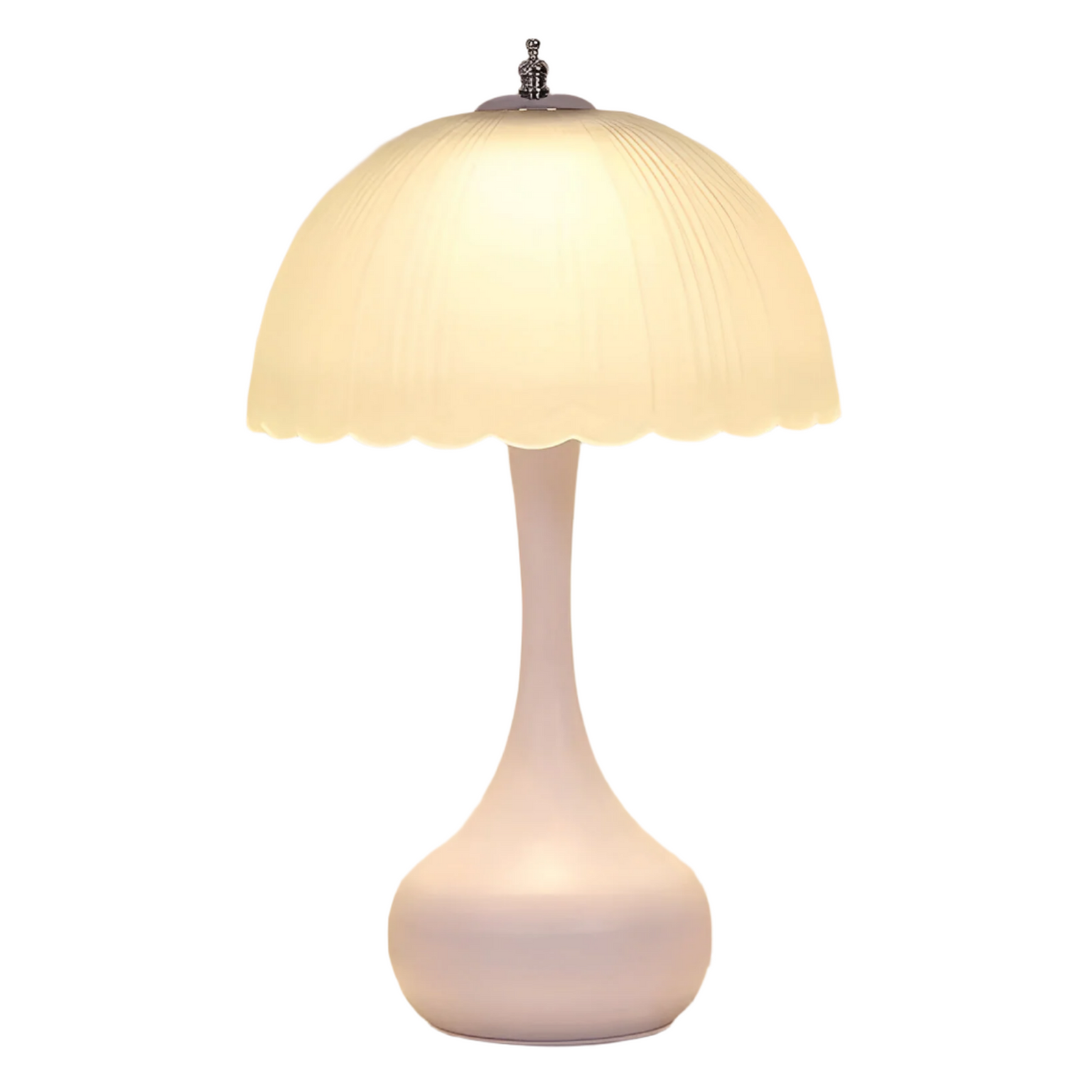 Nordic Dome Eisen Glas Tischlampe