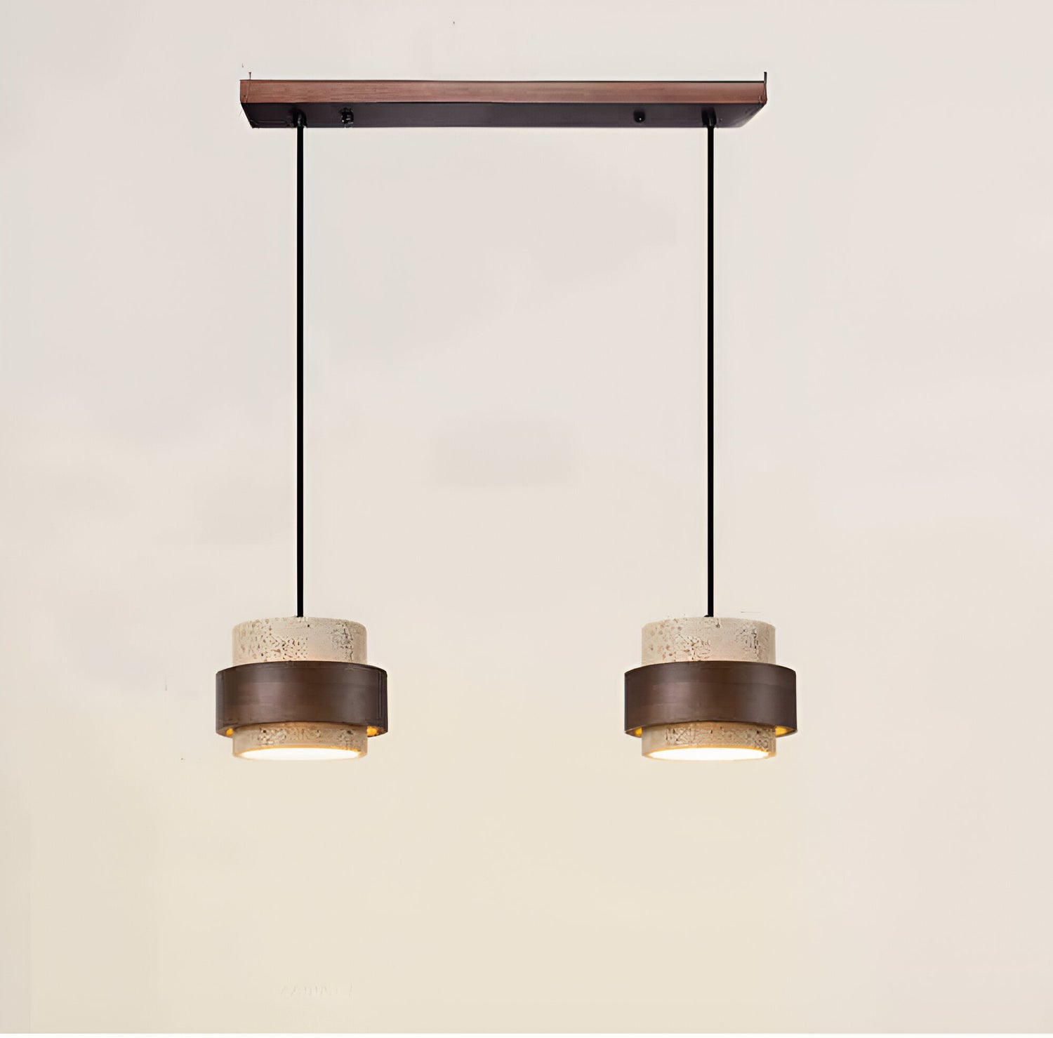 Travertine Japanese-Style Retro Nordic Minimalist Pendant Lamp