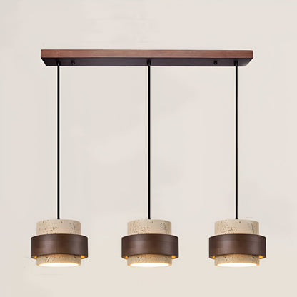 Travertine Japanese-Style Retro Nordic Minimalist Pendant Lamp