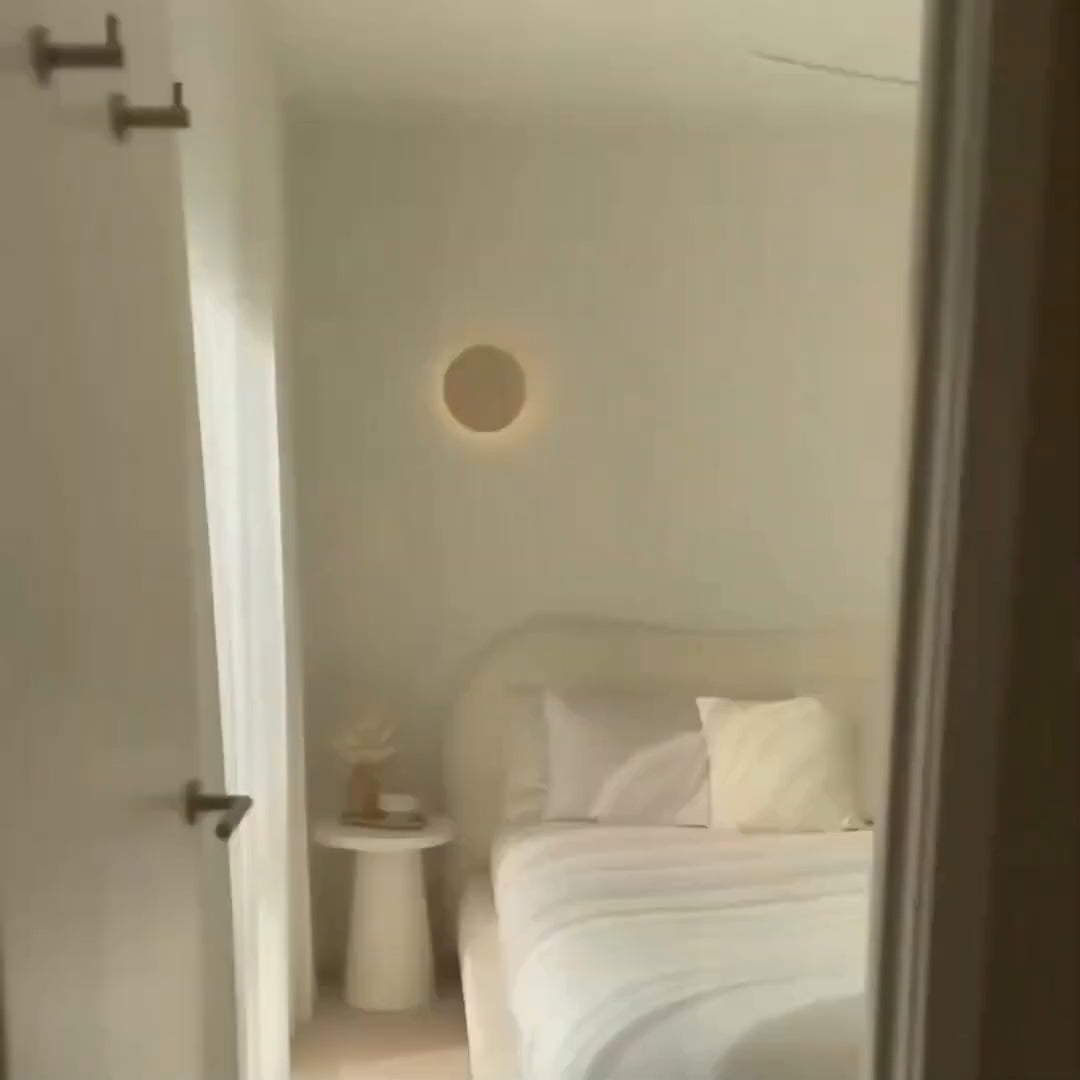 Travertine Stone Round Wall Light