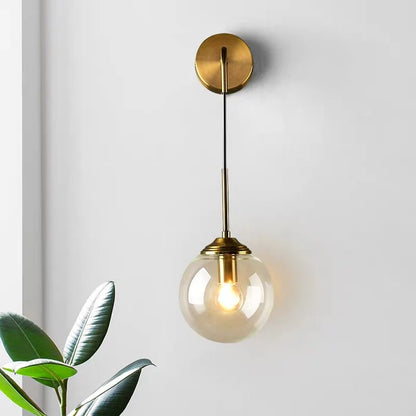 Shiny Nordic Globe Wall Lamp