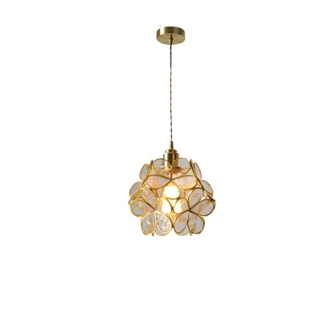 Noordse Bloem Glas Hanglamp