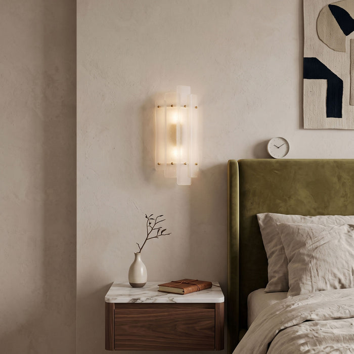 Freya Nordic Glass Wall Light