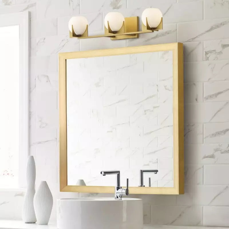 Silas Milk Vanity Glass Modern Wall Light