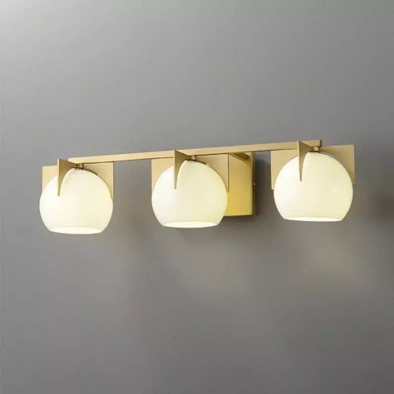 Silas Milk Vanity Glass Modern Wall Light