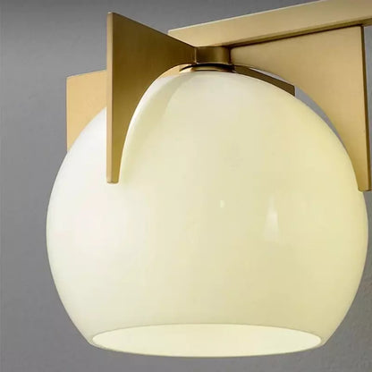 Silas Milk Vanity Glass Modern Wall Light