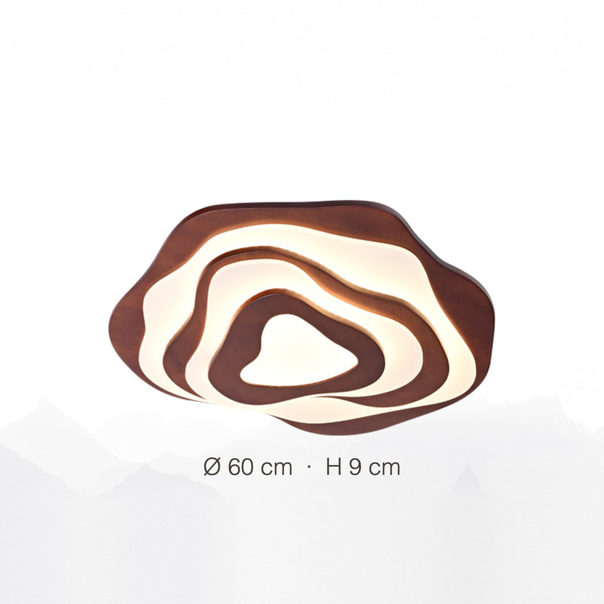 Sazanami aged wood 60 cm dimensions