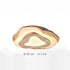 Sazanami natural wood 40 cm dimensions