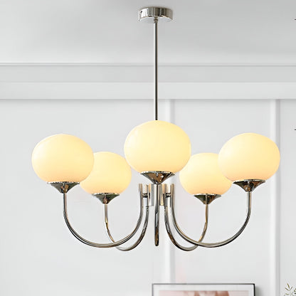 Lampe de plafond en lustre en guimauve