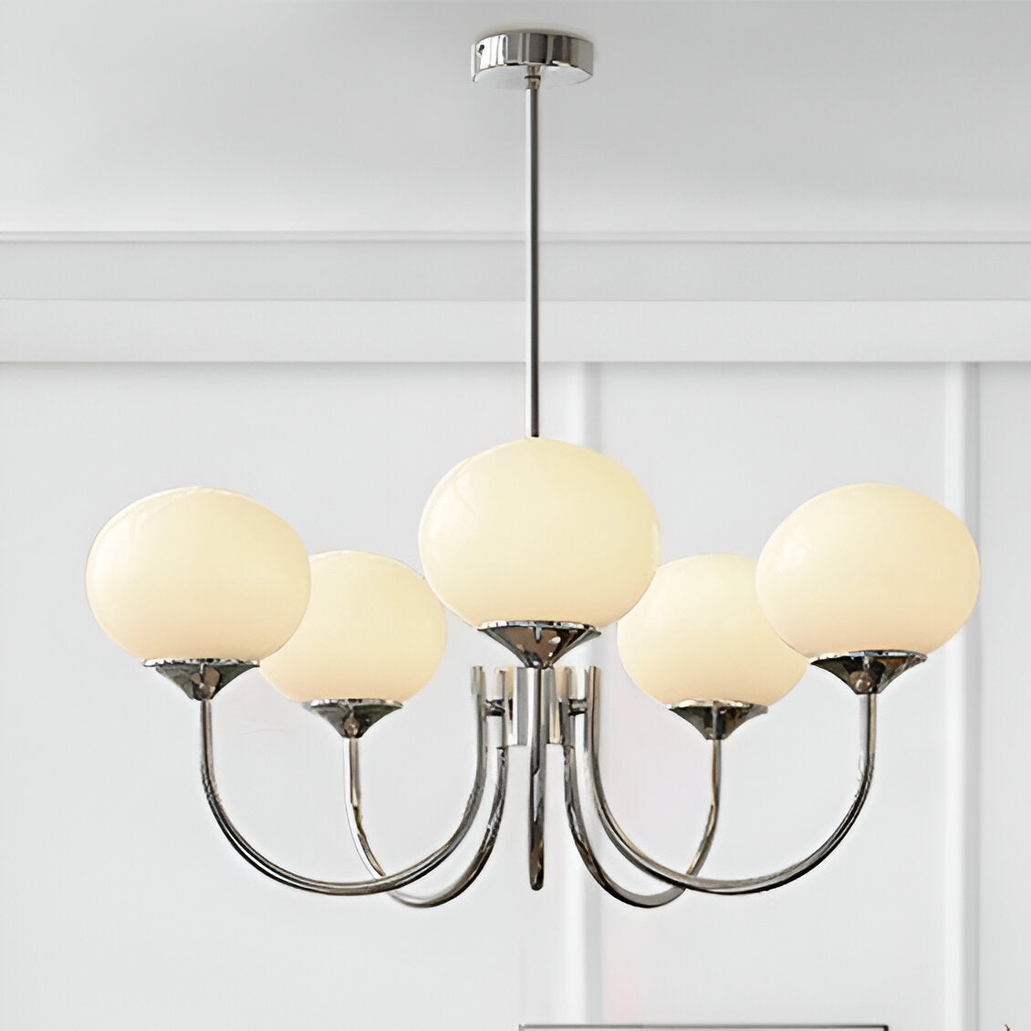 Lampe de plafond en lustre en guimauve