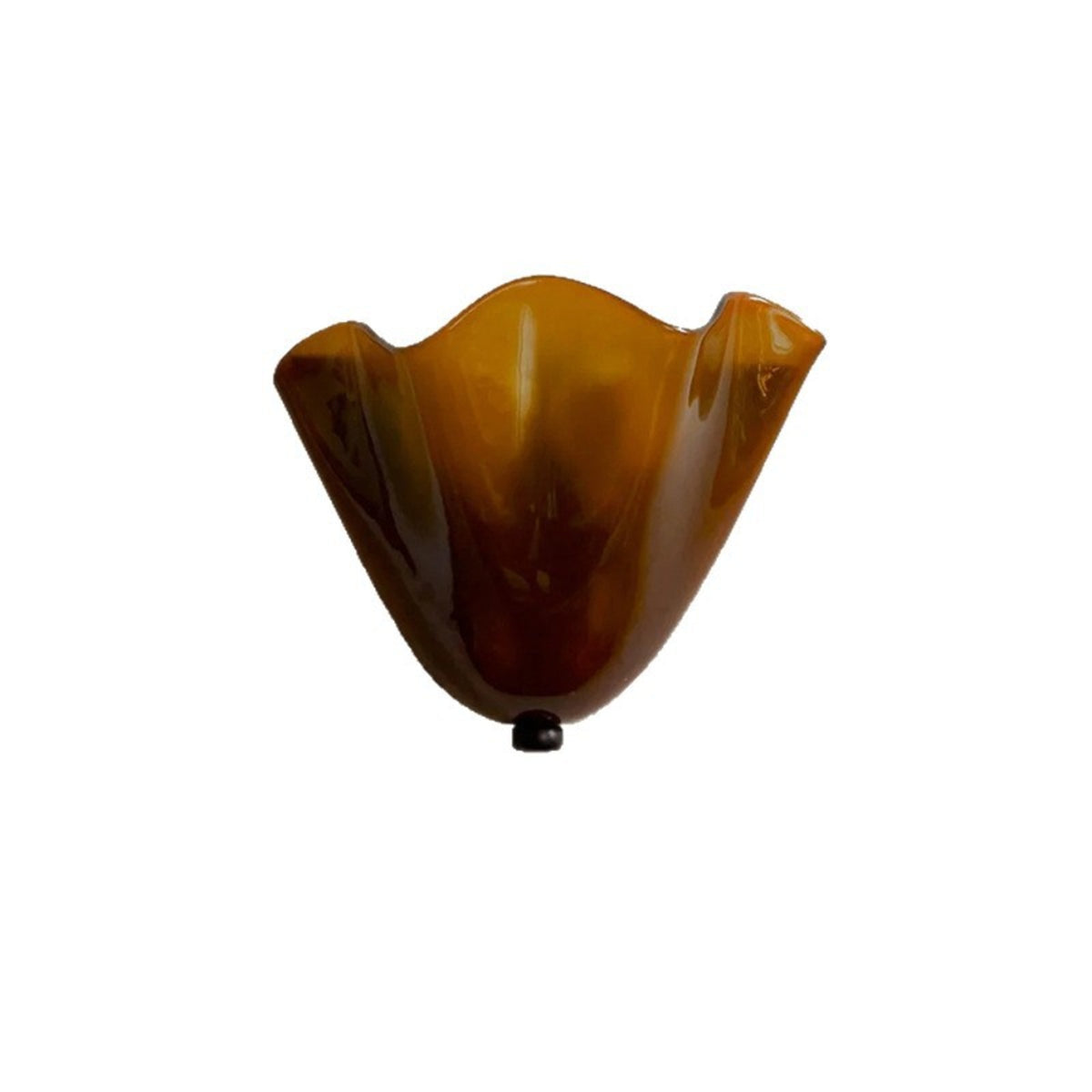 Skirt Series Retro Colored Glass Skirt Shell Wall Light