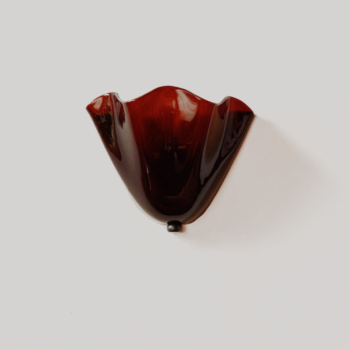 Skirt Series Retro Colored Glass Skirt Shell Wall Light