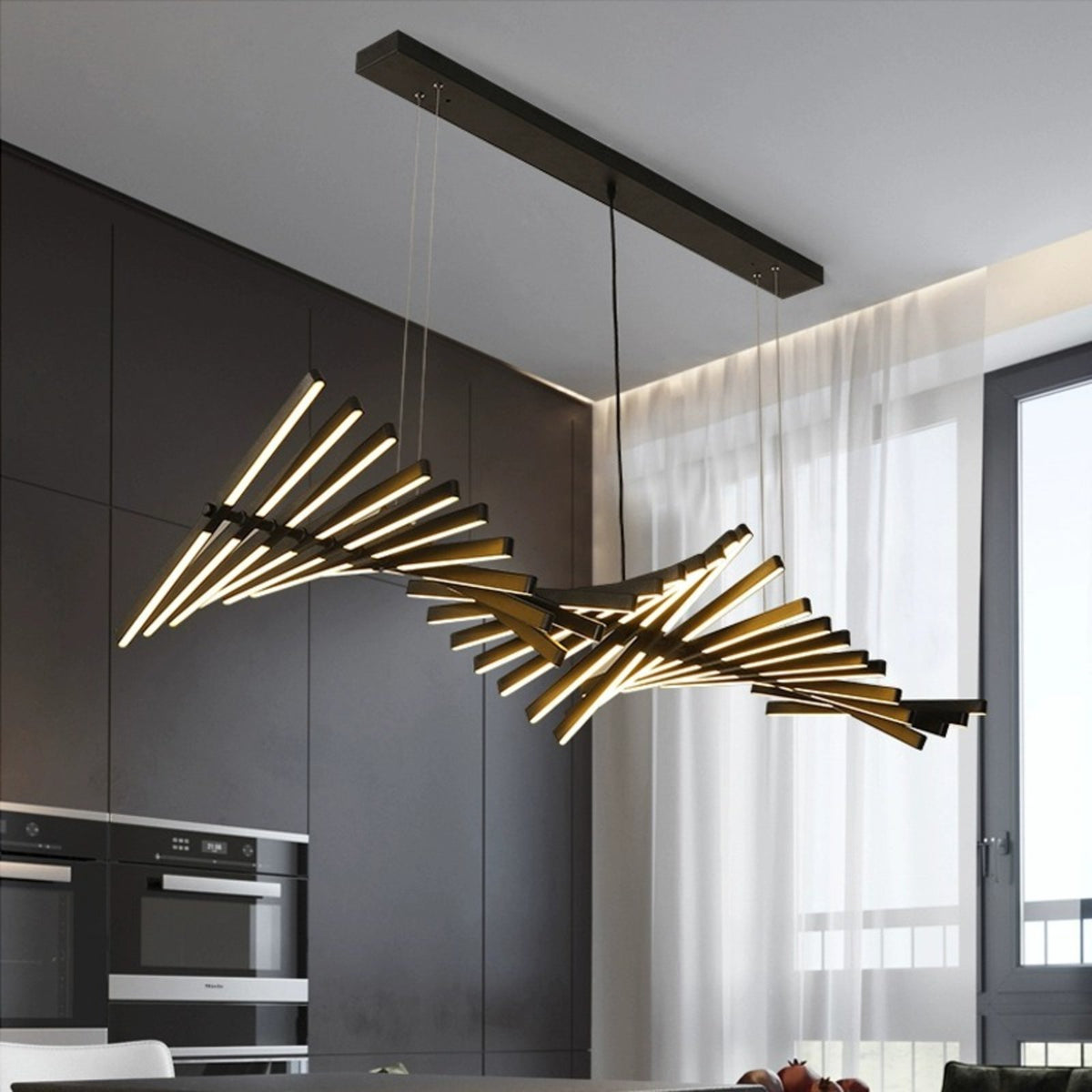 Talia pendant light in a modern kitchen