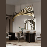 Talia LED pendant over a dining room