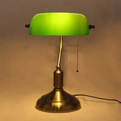 European Glass Table Lamp