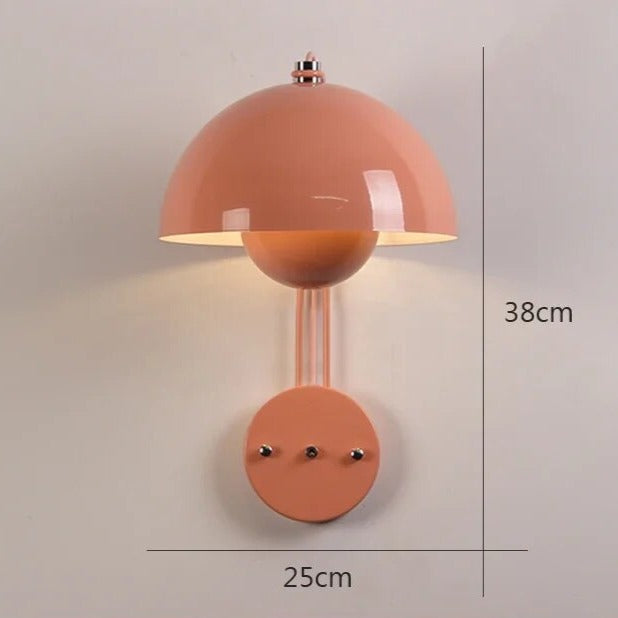 Nordic Style Mushroom Wall Lamp