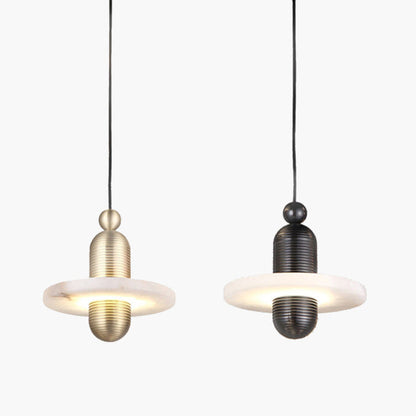 Moderne IJzeren Alabaster Hanglamp