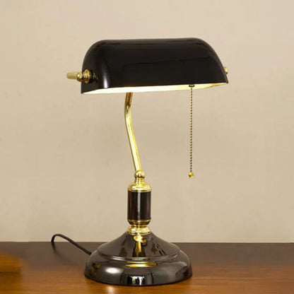 European Glass Table Lamp