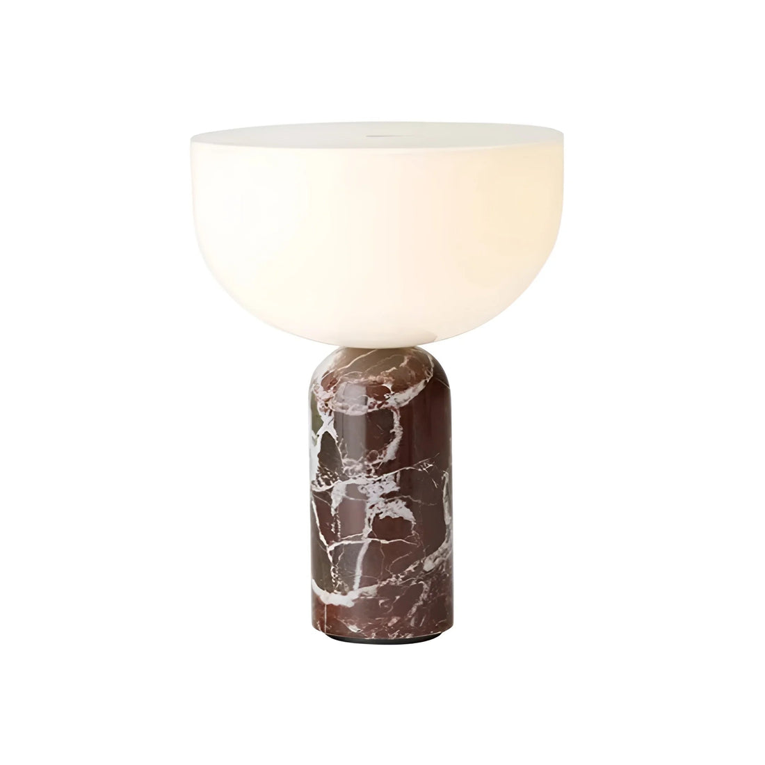 Aria Marble Dome Cordless Modern Marble Table Lamp