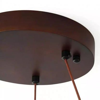 Aris Ring Modern Travertine Pendant Light