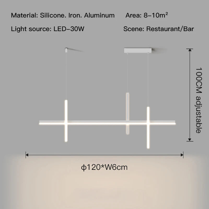 Modern Nordic Iron Moddy Pendant Light